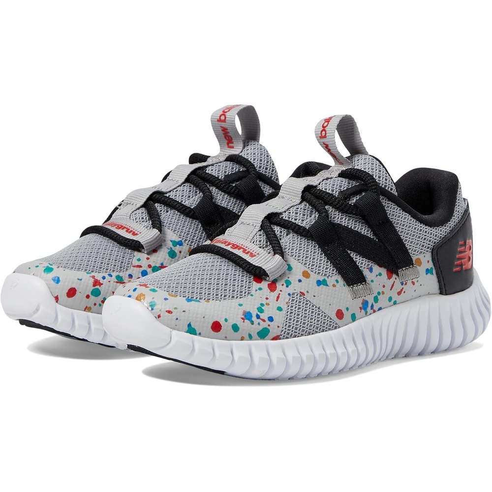 image:imageNew Balance Boys Playgruv V2 Bungee SneakersConcreteBlack