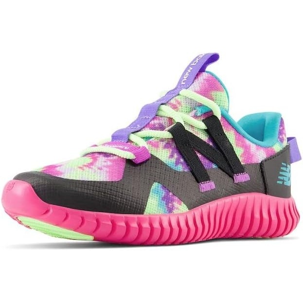 image:imageNew Balance Boys Playgruv V2 Bungee SneakersHipinkBlackCosmic Rose