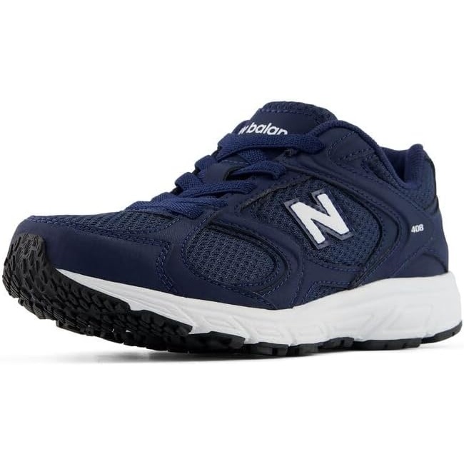 image:imageNew Balance Kids 408 Bungee Lace Casual ShoesNb NavyWhite