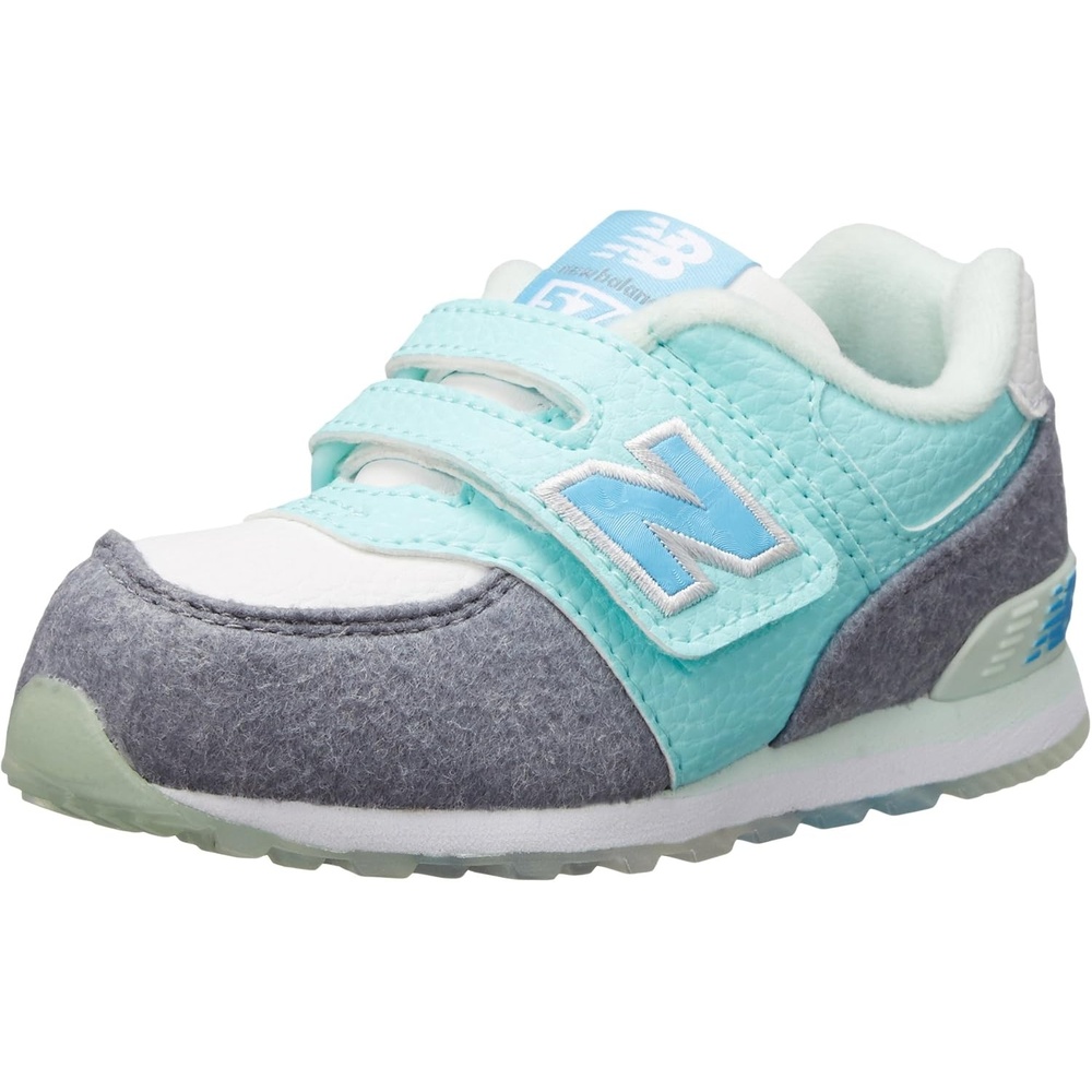 image:imageNew Balance Kids 574 V1 LaceUp SneakersArctic BlueGrey