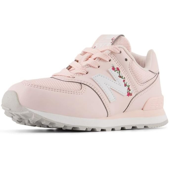 image:imageNew Balance Kids 574 V1 Neo Sole LaceupShell PinkCarnival Pink