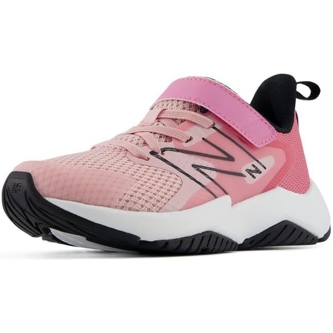 image:imageNew Balance Kids Rave Run V2 Bungee Road Running ShoesPink ChalkSignal Pink
