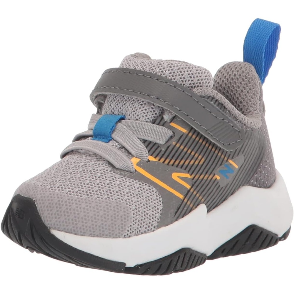 image:imageNew Balance Kids Rave Run V2 Bungee Road Running ShoesRain CloudVibrant ApricotMarblehead