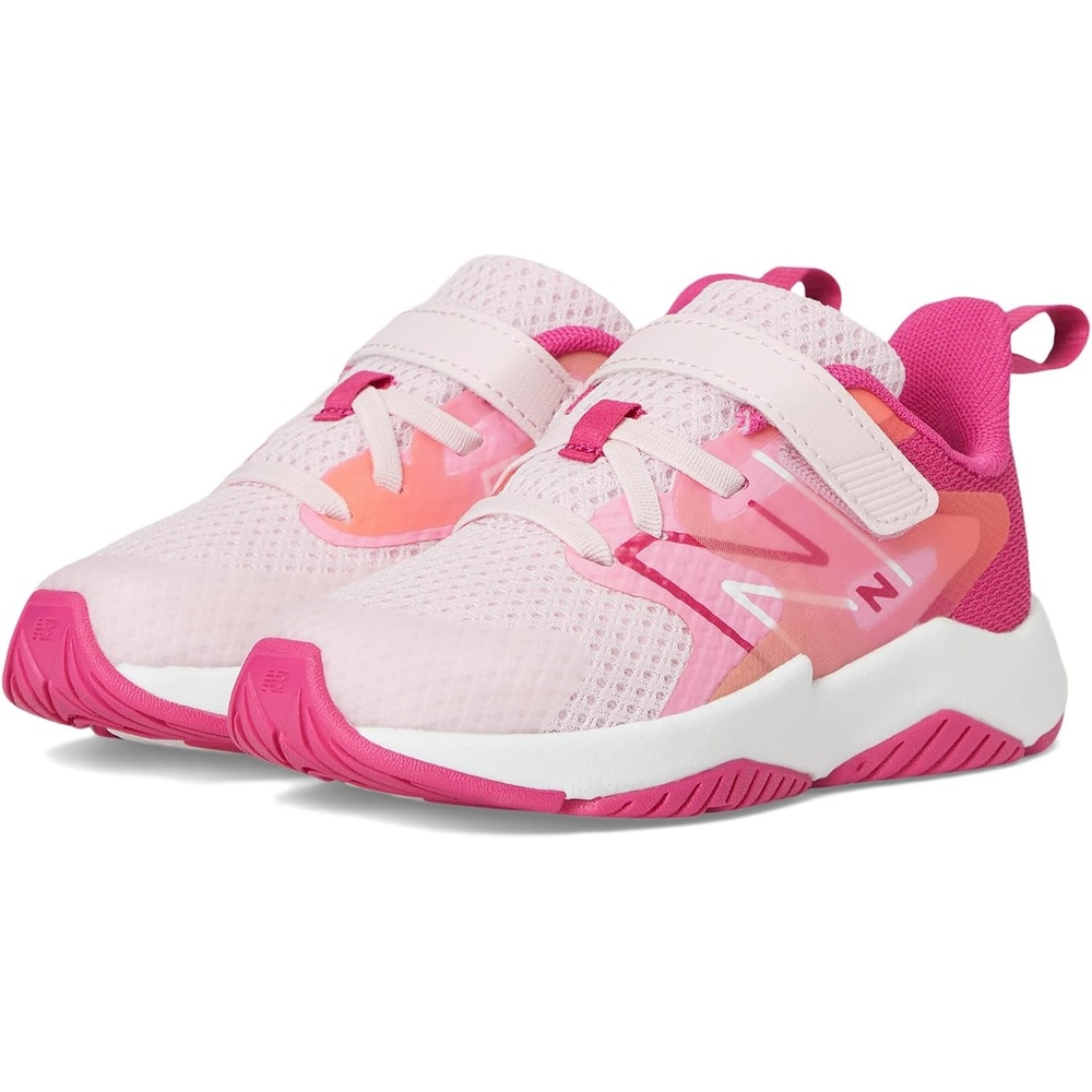 image:imageNew Balance Kids Rave Run V2 Bungee Road Running ShoesRose SugarCarnival PinkSignal Pink