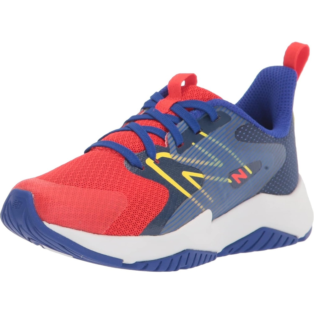 image:imageNew Balance Kids Rave Run V2 LaceUp Running ShoesNeo FlameLemonadeMoon Shadow