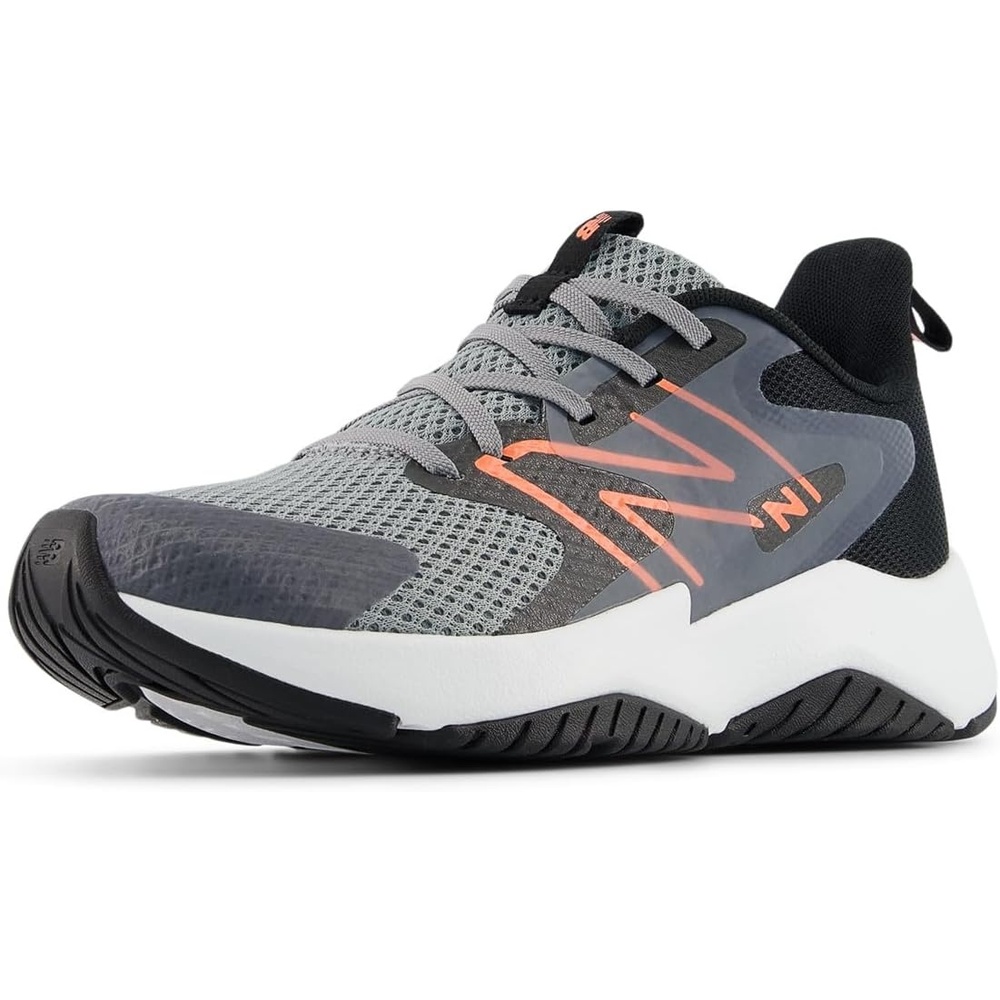 image:imageNew Balance Kids Rave Run V2 LaceUp Running ShoesSlate GreyBlack