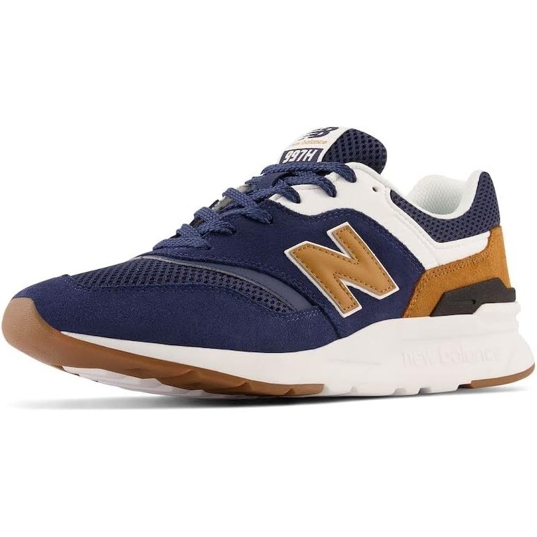 image:imageNew Balance Mens 997H V1 Classic Sneaker  Casual ShoesNb NavyTobacco