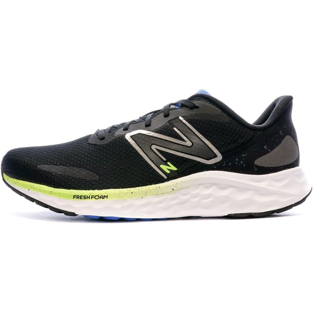 image:imageNew Balance Mens Fresh Foam Arishi V4 Running ShoeBlackPixel GreenCobalt