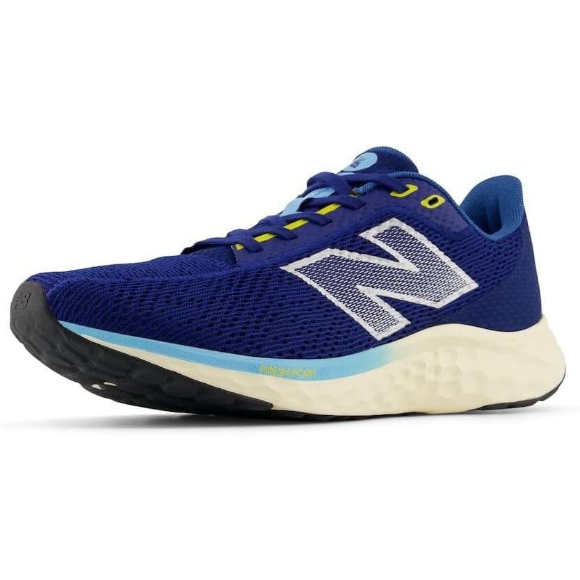 image:imageNew Balance Mens Fresh Foam Arishi V4 Running ShoeInkwellBlue AgateGinger Lemon