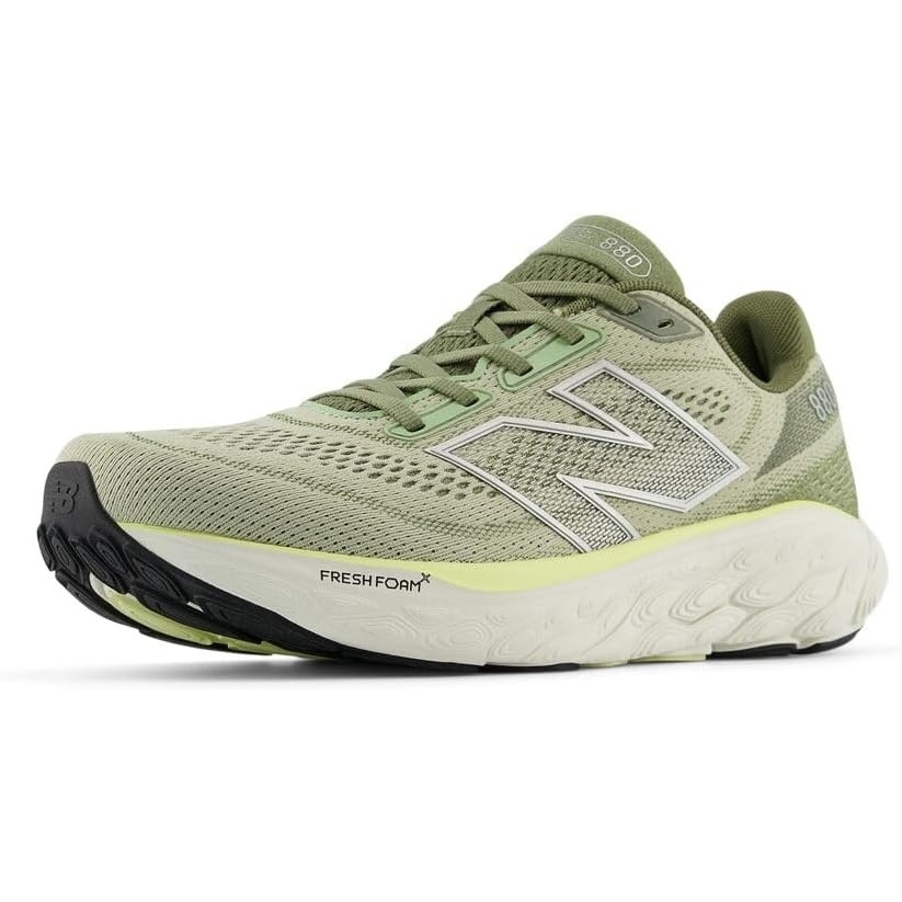 image:imageNew Balance Mens Fresh Foam X 880 V14 Running ShoeOlivineSilver MetallicLimelight
