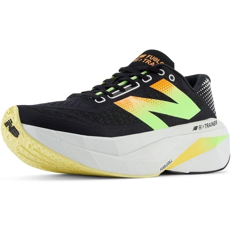 image:imageNew Balance Mens FuelCell Supercomp Trainer V3BlackPhantomBleached Lime Glo