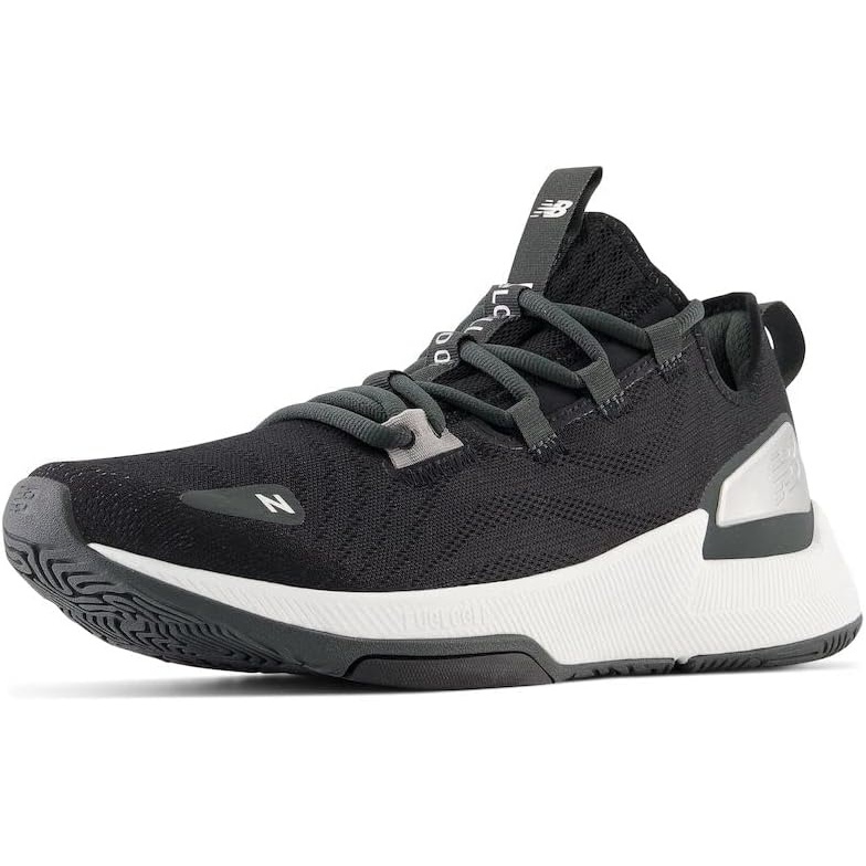 image:imageNew Balance Mens FuelCell Trainer V2 Cross Training ShoesBlackBlacktopSilver Metalic