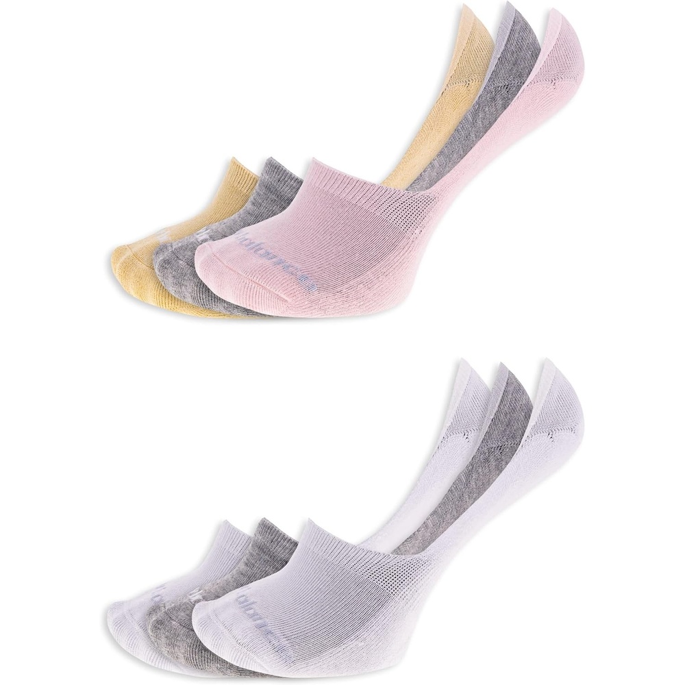 image:imageNew Balance Mens and Womens Performance Cushioned Liner Socks 6 amp 12 Pairs Moisture WickingGrey Assorted 6 Pairs