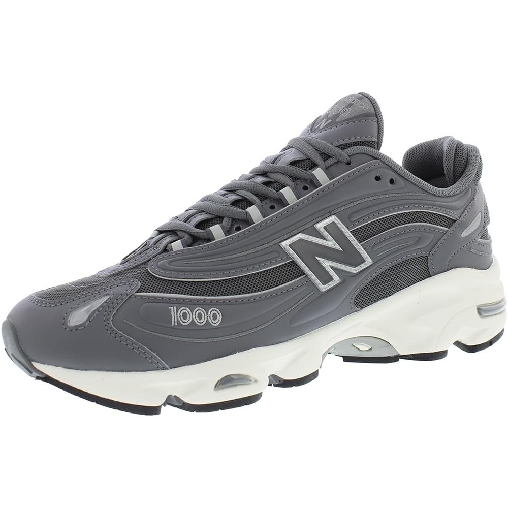 image:imageNew Balance Mens bm1000v1 Fresh Foam Walking ShoeGreyWhitegrey