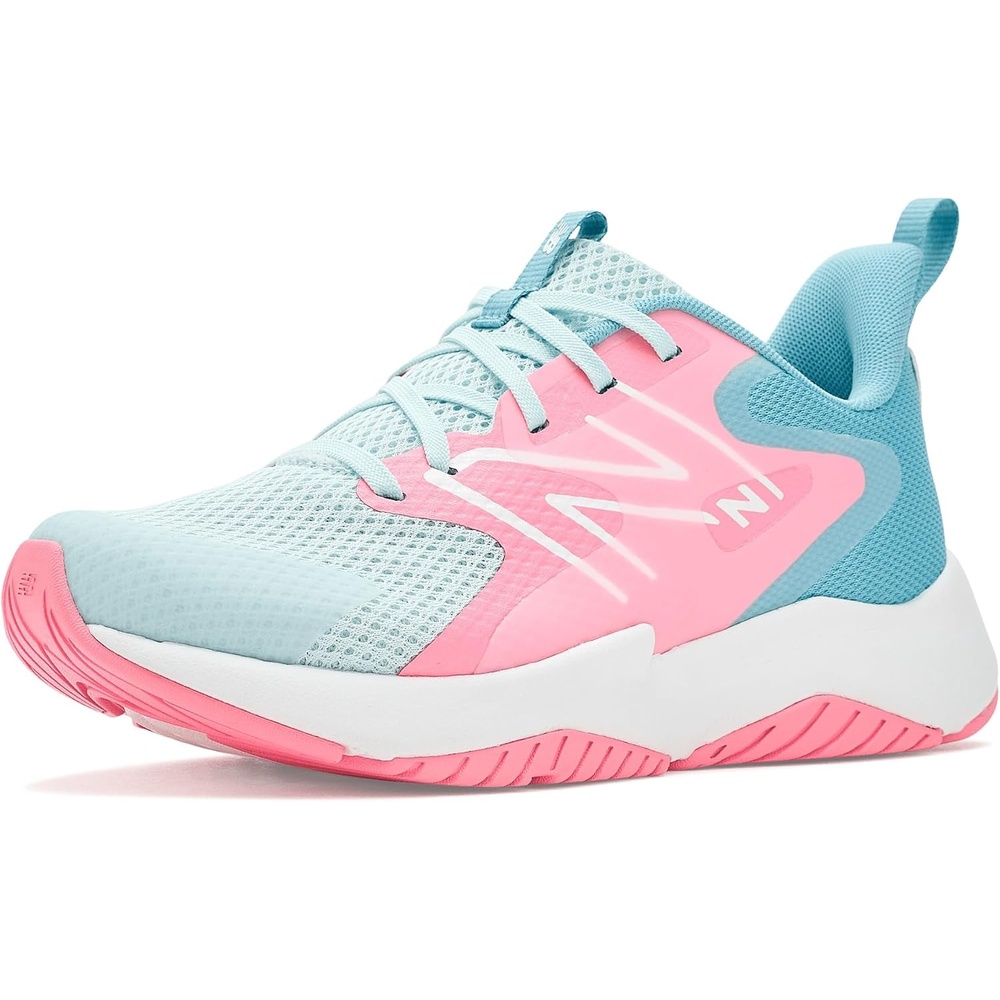image:imageNew Balance UnisexChild Rave Run V2 Big Kid SneakerGlint BlueDouble Bubble