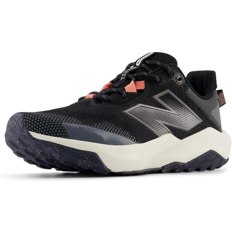 image:imageNew Balance Womens Dynasoft Nitrel V6 Trail Running ShoesBlackCastlerockSunfade Red