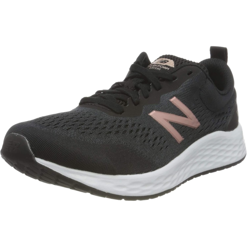 image:imageNew Balance Womens Fresh Foam Arishi V4Black White Rose Gold