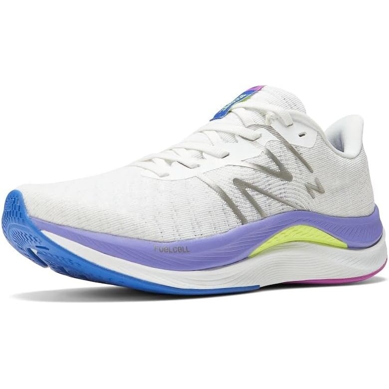 image:imageNew Balance Womens FuelCell Propel V4 Running ShoeWhiteElectric IndigoThirty Watt