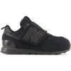 New Balance Baby Boys’ 574 New-b Hook-and-Loop Sneakers | Casual Shoes(Black/Black)