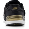 New Balance Baby Boys’ 574 New-b Hook-and-Loop Sneakers | Casual Shoes(Black/Gold)