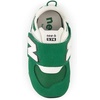 New Balance Baby Boys’ 574 New-b Hook-and-Loop Sneakers | Casual Shoes(Classic Pine/White/Black)