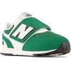 New Balance Baby Boys’ 574 New-b Hook-and-Loop Sneakers | Casual Shoes(Classic Pine/White/Black)