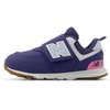 New Balance Baby Boys’ 574 New-b Hook-and-Loop Sneakers | Casual Shoes(Dream State/Frosted Glass)