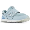 New Balance Baby Boys’ 574 New-b Hook-and-Loop Sneakers | Casual Shoes(Frosted Glass/Silver Metalic)
