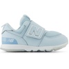 New Balance Baby Boys’ 574 New-b Hook-and-Loop Sneakers | Casual Shoes(Frosted Glass/Silver Metalic)