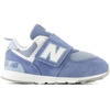 New Balance Baby Boys’ 574 New-b Hook-and-Loop Sneakers | Casual Shoes(Mercury Blue/White)