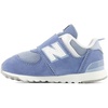 New Balance Baby Boys’ 574 New-b Hook-and-Loop Sneakers | Casual Shoes(Mercury Blue/White)
