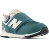 New Balance Baby Boys’ 574 New-b Hook-and-Loop Sneakers | Casual Shoes(New Spruce/Blast Red)