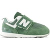 New Balance Baby Boys’ 574 New-b Hook-and-Loop Sneakers | Casual Shoes(Nori/White)