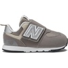 New Balance Baby Boys’ 574 New-b Hook-and-Loop Sneakers | Casual Shoes(Rain Cloud/Silver Metallic)