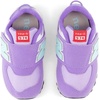New Balance Baby Boys’ 574 New-b Hook-and-Loop Sneakers | Casual Shoes(Violet Crush/Bright Cyan)