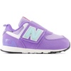 New Balance Baby Boys’ 574 New-b Hook-and-Loop Sneakers | Casual Shoes(Violet Crush/Bright Cyan)