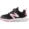 New Balance Baby Boys’ Dynasoft 545 V1 Bungee Lace Sneakers(Black/Carnival Pink)