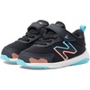 New Balance Baby Boys’ Dynasoft 545 V1 Bungee Lace Sneakers(Black/Grapefruit/Summer Aqua)