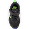New Balance Baby Boys’ Dynasoft 545 V1 Bungee Lace Sneakers(Black/Pixel Green/Cobalt)