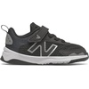 New Balance Baby Boys’ Dynasoft 545 V1 Bungee Lace Sneakers(Black/White/Silver Metallic)
