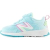 New Balance Baby Boys’ Dynasoft 545 V1 Bungee Lace Sneakers(Bright Cyan/Mint Flash/Signal Pink)