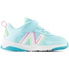 New Balance Baby Boys’ Dynasoft 545 V1 Bungee Lace Sneakers(Bright Cyan/Mint Flash/Signal Pink)