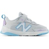 New Balance Baby Boys’ Dynasoft 545 V1 Bungee Lace Sneakers(Granite/Lilac Glo/Team Sky Blue)