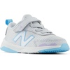 New Balance Baby Boys’ Dynasoft 545 V1 Bungee Lace Sneakers(Granite/Lilac Glo/Team Sky Blue)