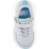 New Balance Baby Boys’ Dynasoft 545 V1 Bungee Lace Sneakers(Granite/Lilac Glo/Team Sky Blue)