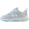 New Balance Baby Boys’ Dynasoft 545 V1 Bungee Lace Sneakers(Granite/Lilac Glo/Team Sky Blue)