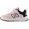New Balance Baby Boys’ Dynasoft 545 V1 Bungee Lace Sneakers(Mid Century Pink/Black)
