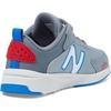 New Balance Baby Boys’ Dynasoft 545 V1 Bungee Lace Sneakers(Steel/Team Red/Blue Oasis)