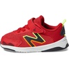 New Balance Baby Boys’ Dynasoft 545 V1 Bungee Lace Sneakers(Team Red/Black/Hi-lite)