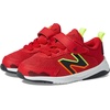 New Balance Baby Boys’ Dynasoft 545 V1 Bungee Lace Sneakers(Team Red/Black/Hi-lite)